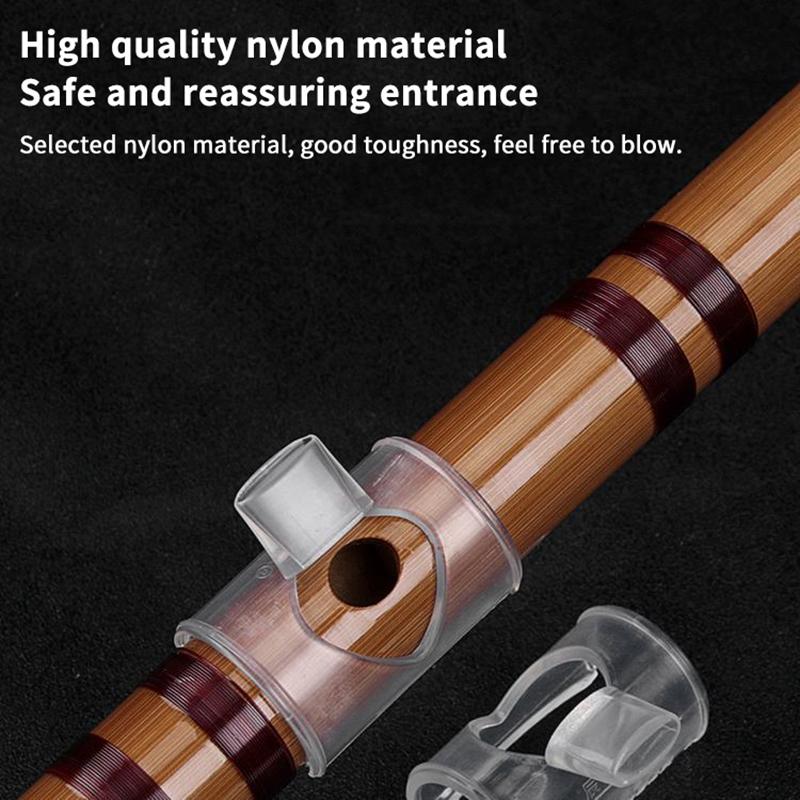 Musical Instrument You Blow - Bambusflöten-Mundstück, leicht zu blasendes Flöten-Mundstück, Pfeife,