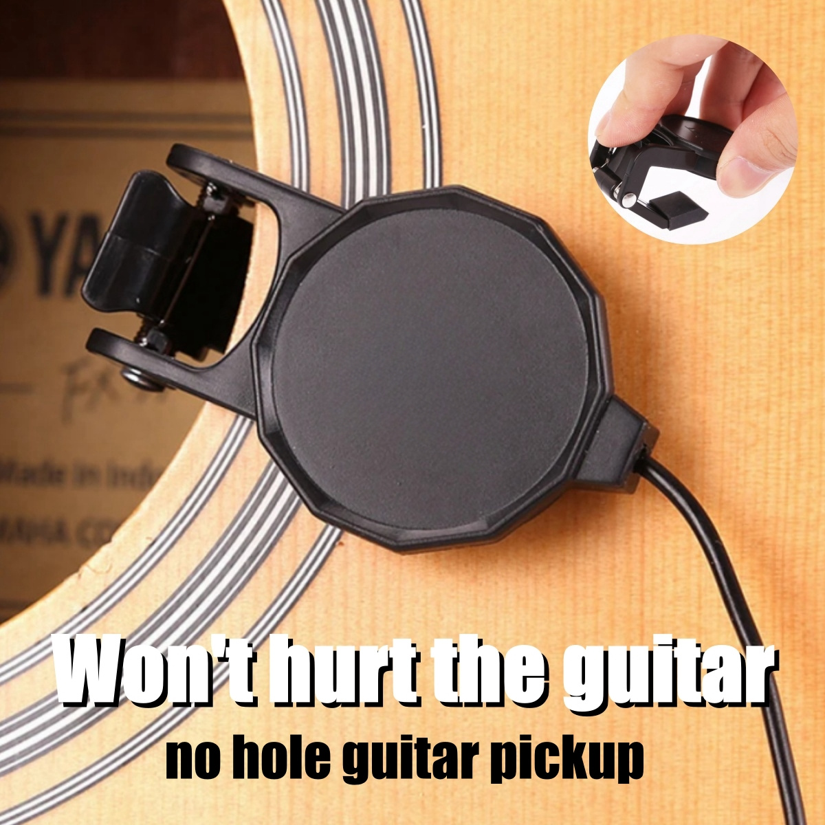 Musical Instrument Art - Audio Jack Clip On Pickup für