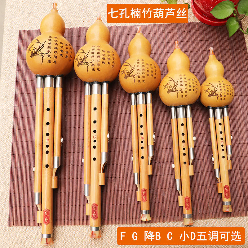 Musical Instrument You Blow - Nanzhu Kürbis-Seiden-Musikinstrument, FG Flat BC Small