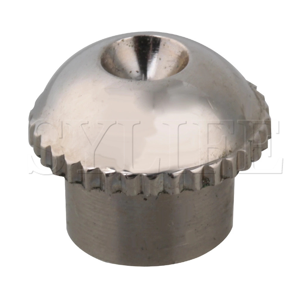 Musical Instrument Piccolo - Piccolo Vernickelt Metall Kopf Krone Schraube