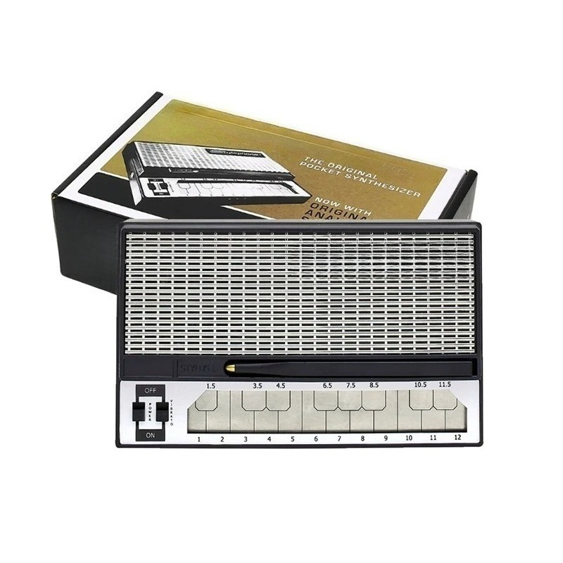 Musical Instrument Synthesizer - Taschen-Mini-Analog-Synthesizer, tragbares Vintage-Elektronik-Musikinstrument, Lo-Fi-Sound, kreatives Musikspielzeug