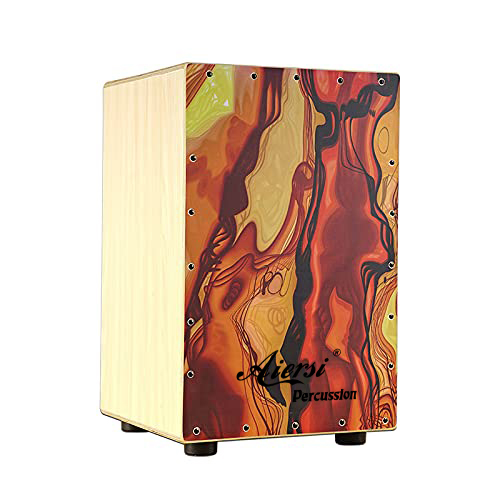 Musical Instrument Drum - Farbige Holz-Hand-Cajon-Box-Trommel-Set Percussion-Instrument für Band, Bühne,