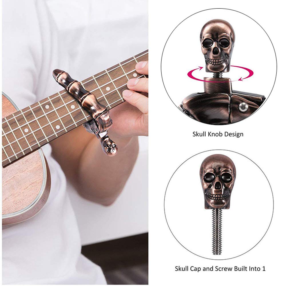 Gitarren-Capo Totenkopf-Capo f – Musical Instrument Art Bewertung und Preis