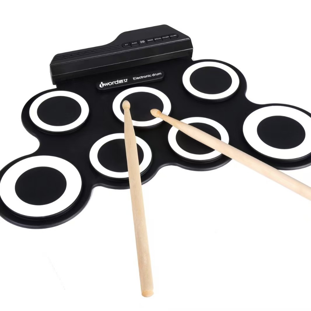 Hochwertiges Silikon-Drum-Pad  – Musical Instrument Drum Bewertung und Preis