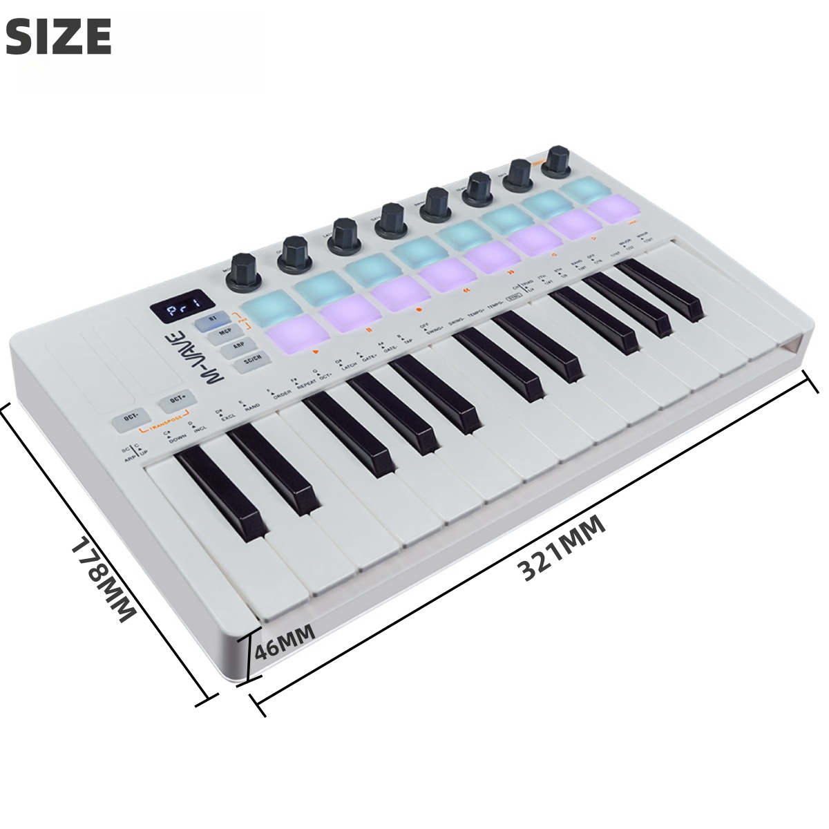 M-VAVE SMK-25 II MIDI Pad Cont – Musical Instrument Synthesizer Bewertung und Preis