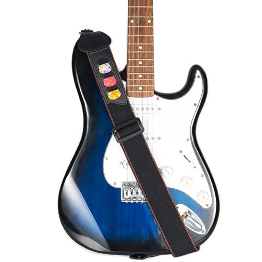 7 Teile/satz Gitarrengurt Schw – Musical Instrument Art Bewertung und Preis