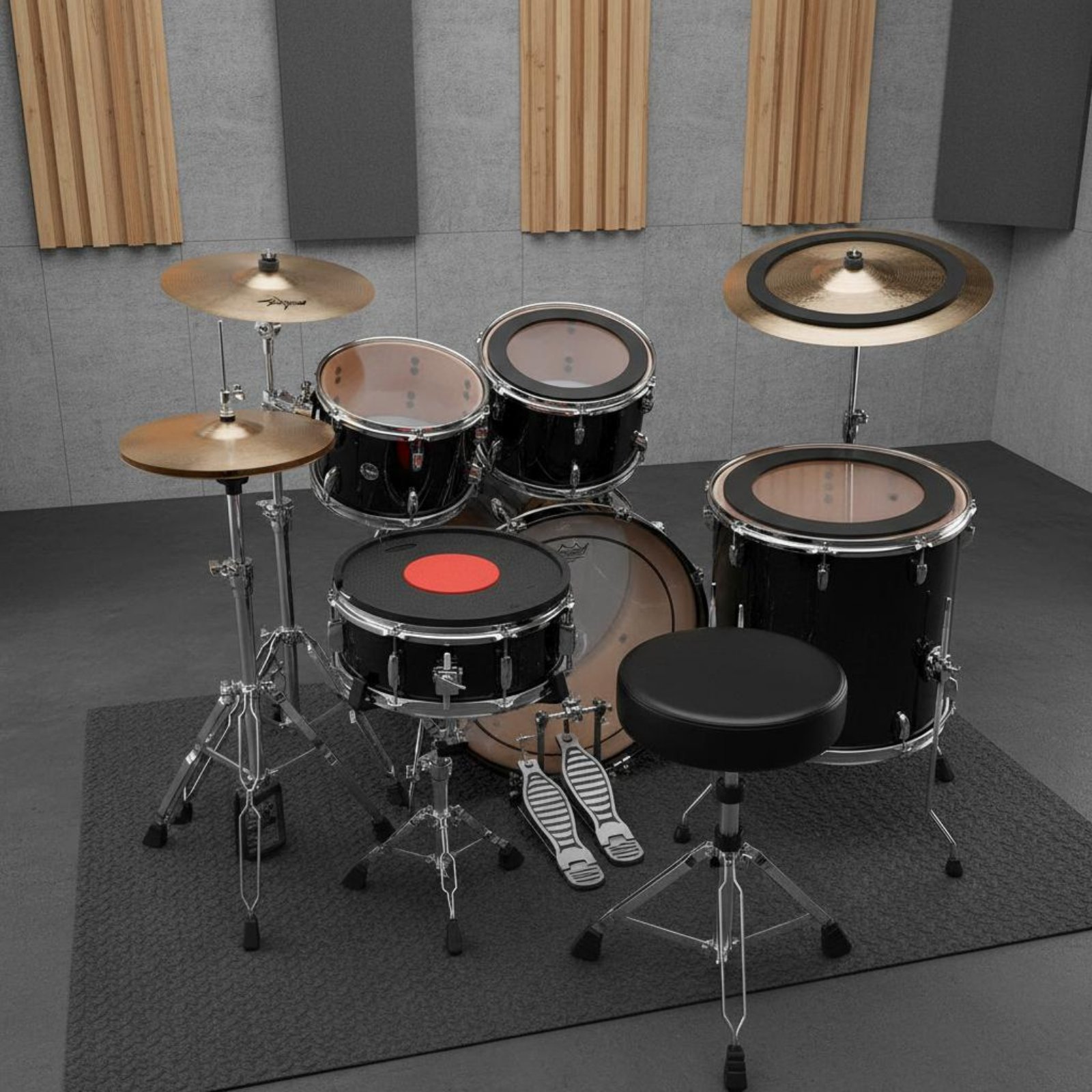 Gummi-Trommel- und Becken-Dämp – Musical Instrument Drum Bewertung und Preis