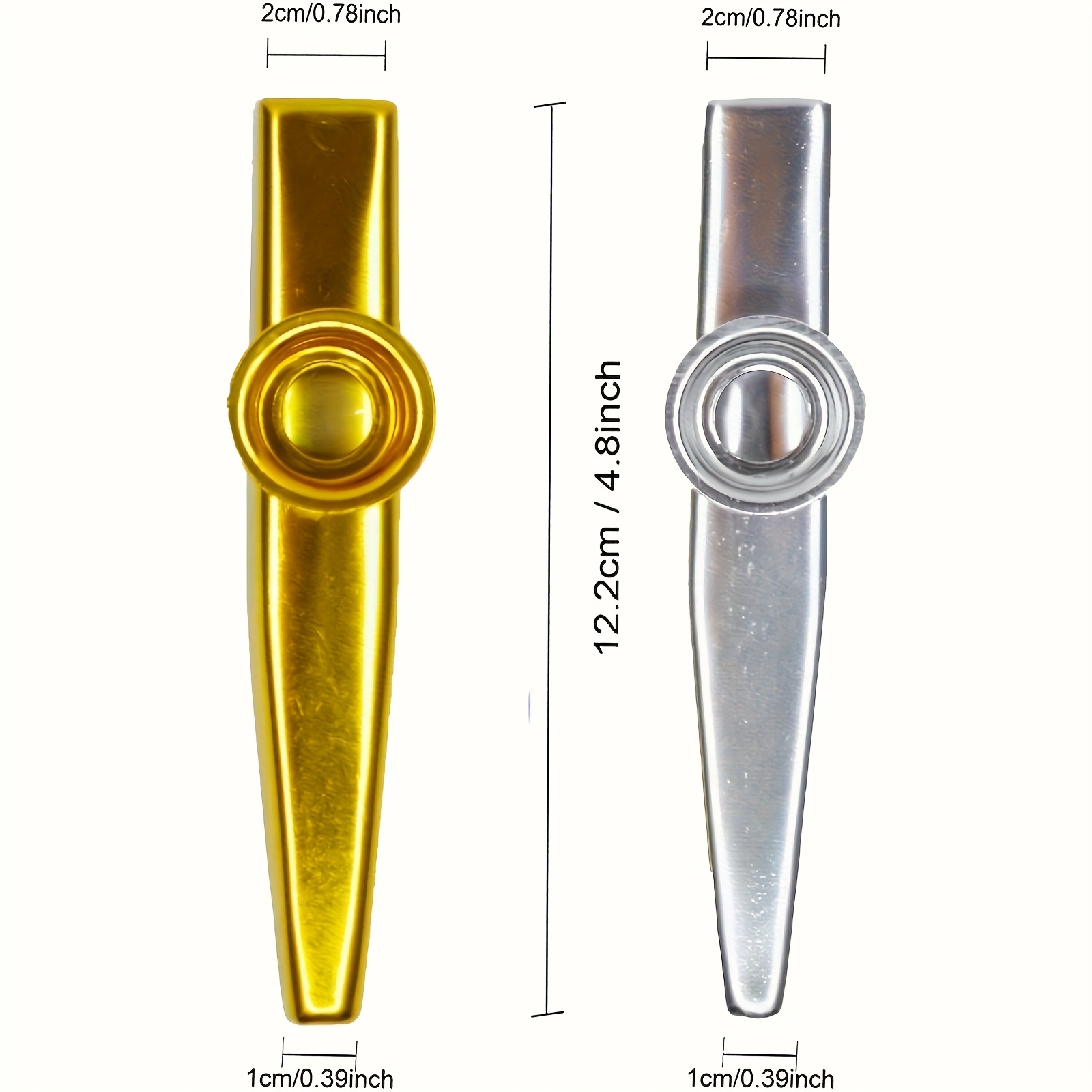 7 Stück Metall-Kazoos, schlich – Musical Instrument Art Bewertung und Preis