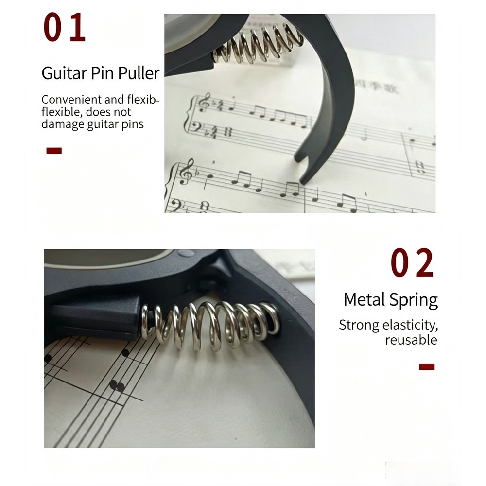 2-in-1 Gitarren-Capo mit Saite – Musical Instrument Art Bewertung und Preis