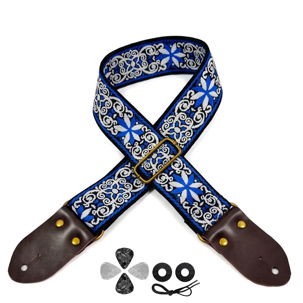 Bestickter Gitarrengurt im Vin – Musical Instrument Art Bewertung und Preis