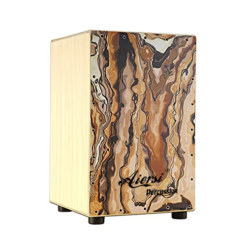 Farbige Holz-Hand-Cajon-Box-Tr – Musical Instrument Drum Bewertung und Preis